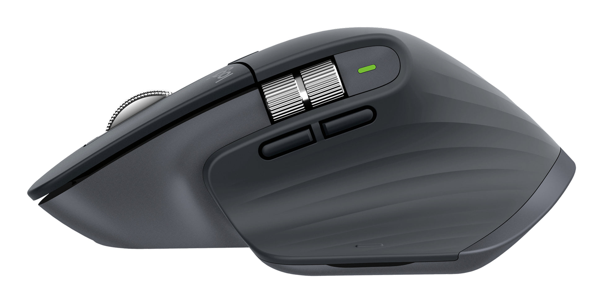 Logitech MX Master 3S Bluetooth Edition Maus – kabellos, USB-A, für Rechtshänder, grau/graphit