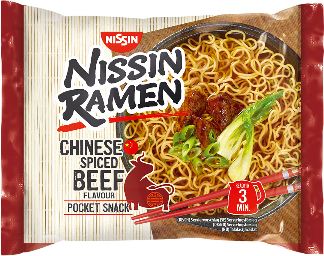 Nissin Food Nissin Ramen Instantnudeln Rind – 10×67 g