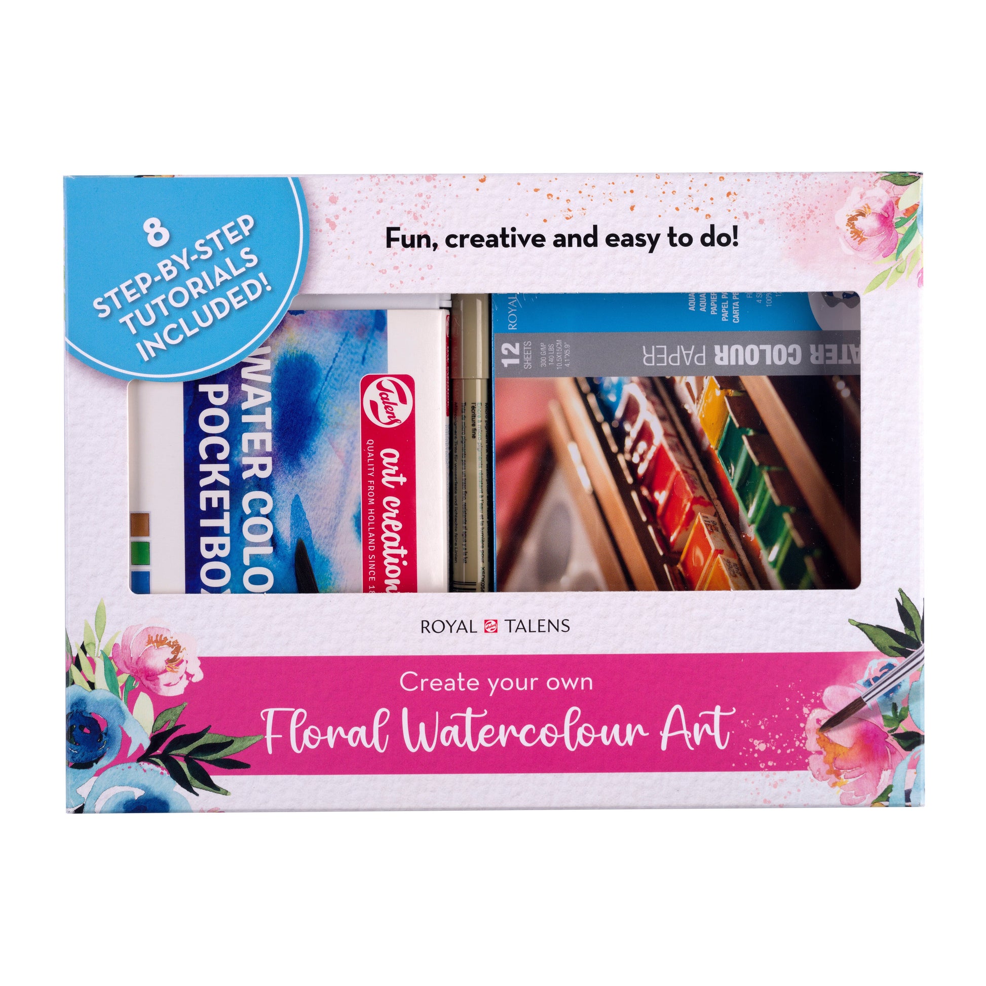 Talens Malset Handlettering – 12 Farben – 105 × 150 mm