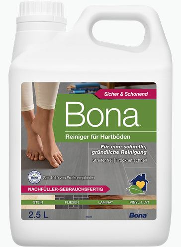Bona WM740215025 Bodenreiniger für Hartböden, für iRobot Sauger – Flüssigkeit, Kanister – 2,5 l