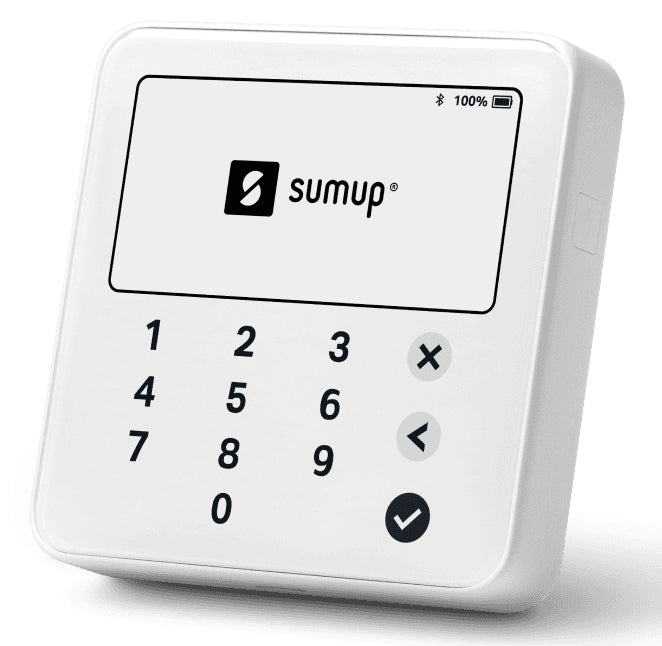 SumUp Solo Lite – Mobiles POS-Terminal – Bluetooth – Weiss