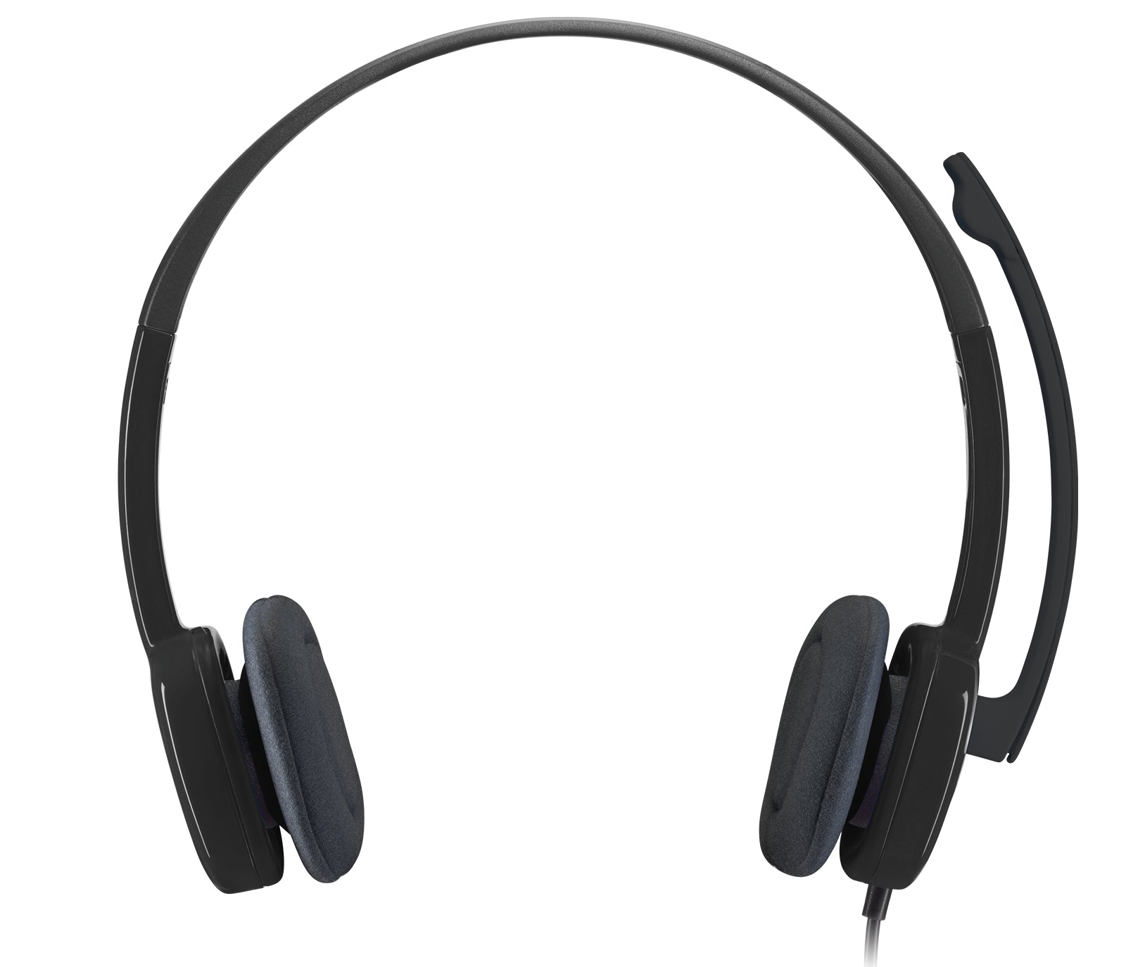 Logitech H151 Office-Headset – On-Ear, Stereo, Kabel, 3,5 mm Klinke, Schwarz