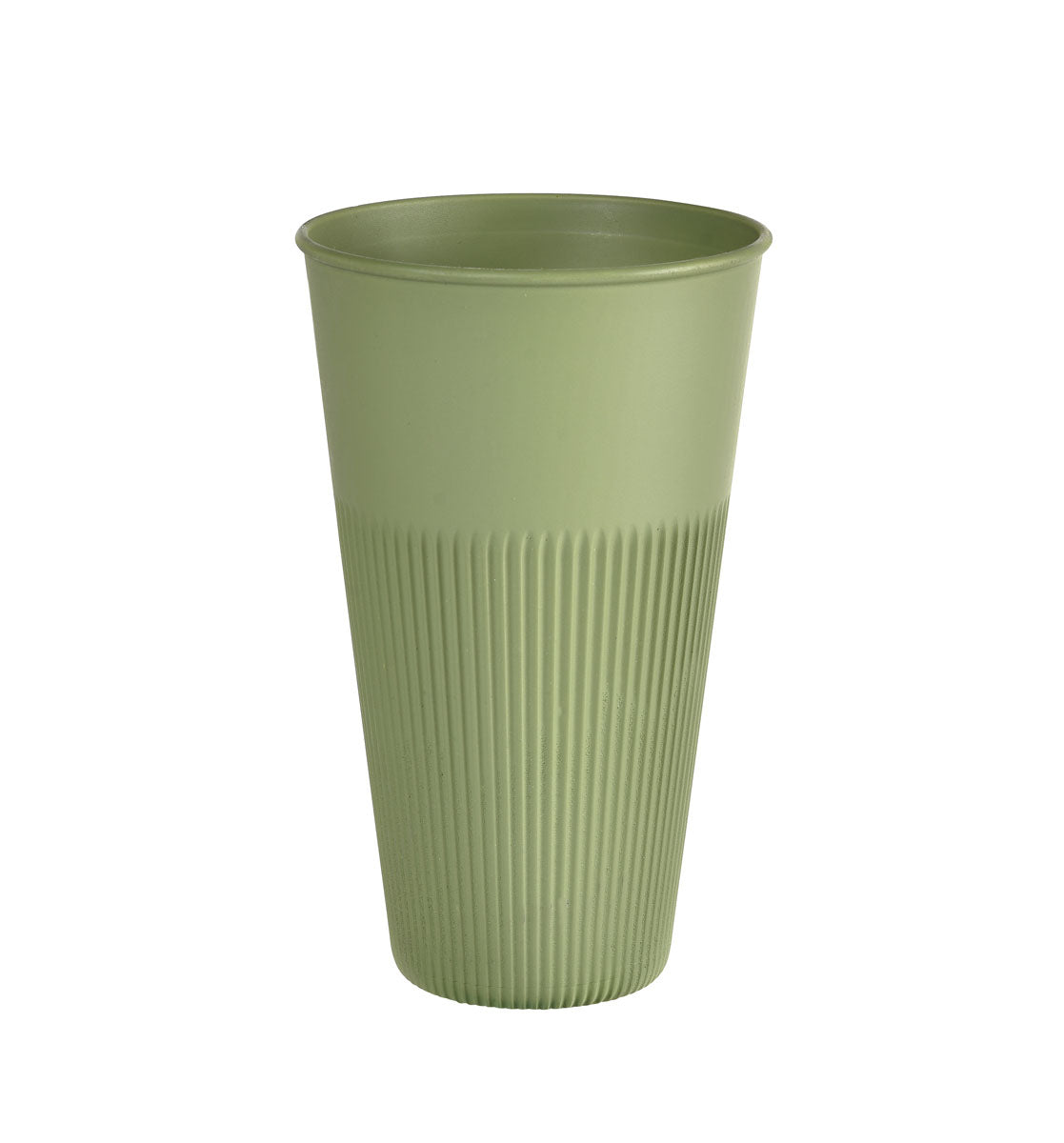 Duni Trinkbecher – 10er Set, 480 ml, Ø 8,9 cm, Kunststoff (PP), Grün, spülmaschinenfest, BPA-frei