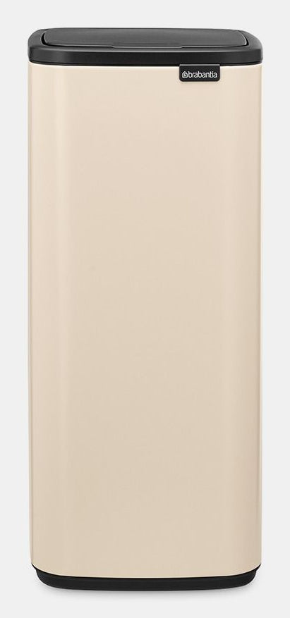 Brabantia Papierkorb – 30 l – Stahl, Beige – B × H 280 × 650 mm