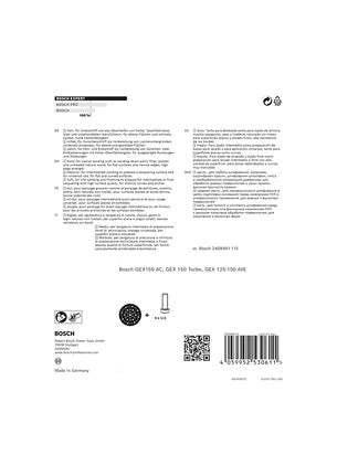 Bosch EXPERT Stützteller 150 mm – für Universal – 1 Stk