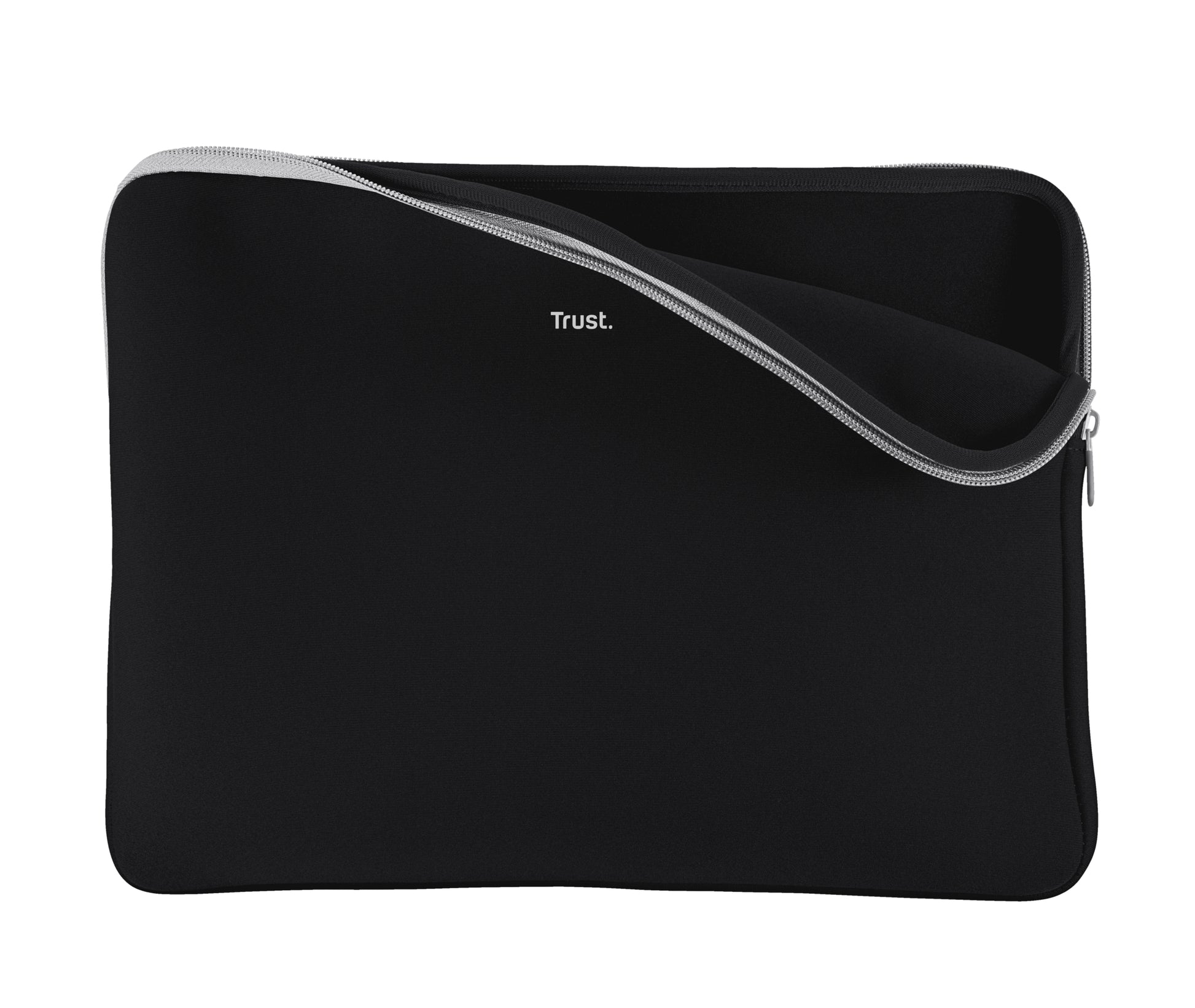 Trust Primo Soft Sleeve Notebook-Schutzhülle – für Notebooks bis 15,6", Stossschutz, Neopren, Schwarz