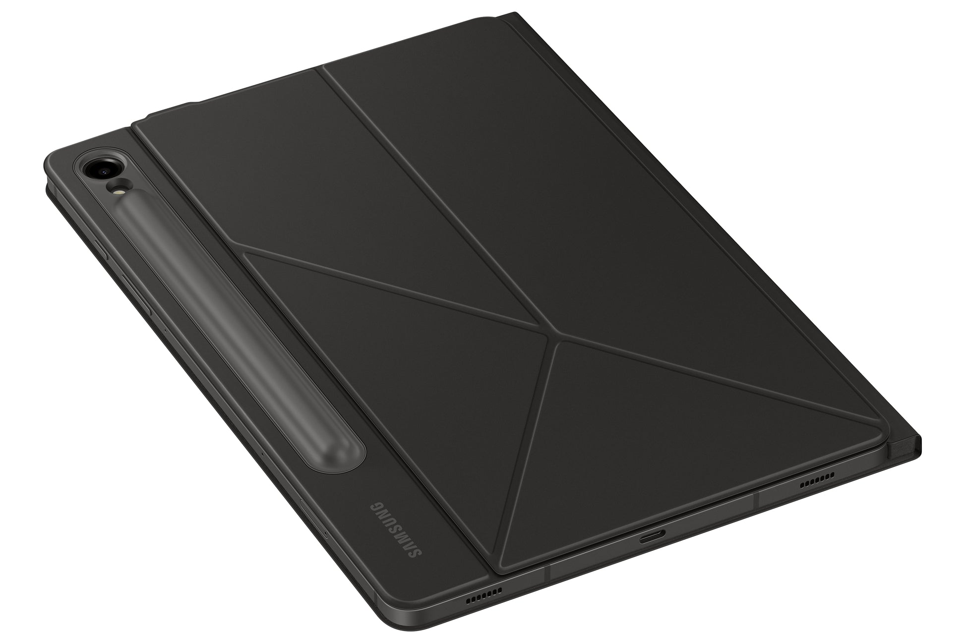 Samsung Smart Book Cover Notebook-Schutzhülle – für Tablets bis 11", Stoßschutz, Kunststoff, Schwarz