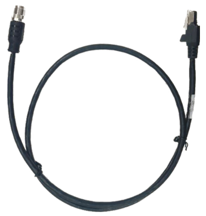 Zebra CBL-ENT00100-M1200 Verlängerungskabel – 1 m, M12–RJ45, Schwarz – für FS/VS – 1 Stk.