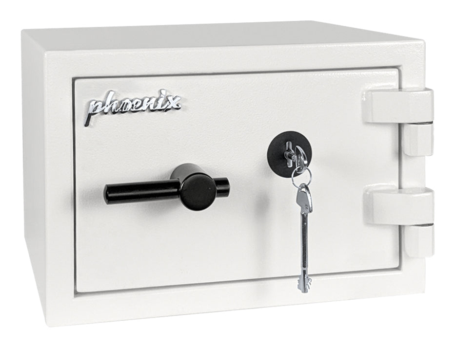 Phoenix Safe Co. Phoenix Tresor SS1451K – Schlüsselschloss – 370 × 310 × 250 mm – Bodenmontage – Weiss