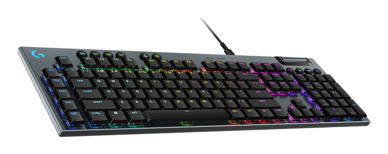 Logitech G G915 X – Gaming-Tastatur – Mechanisch, RGB – Kabelgebunden, USB-A – QWERTZ (DE) – Schwarz
