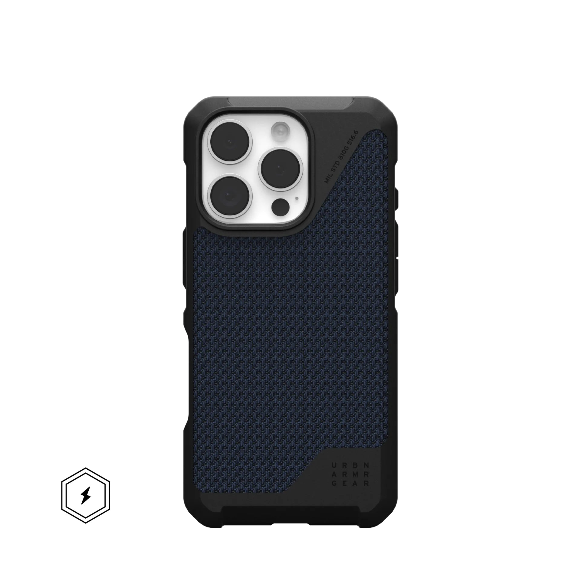 Urban Armor Gear UAG – Backcover Metropolis LT – für Apple iPhone 16 Pro – Kevlar Mallard – TPU, MagSafe-kompatibel
