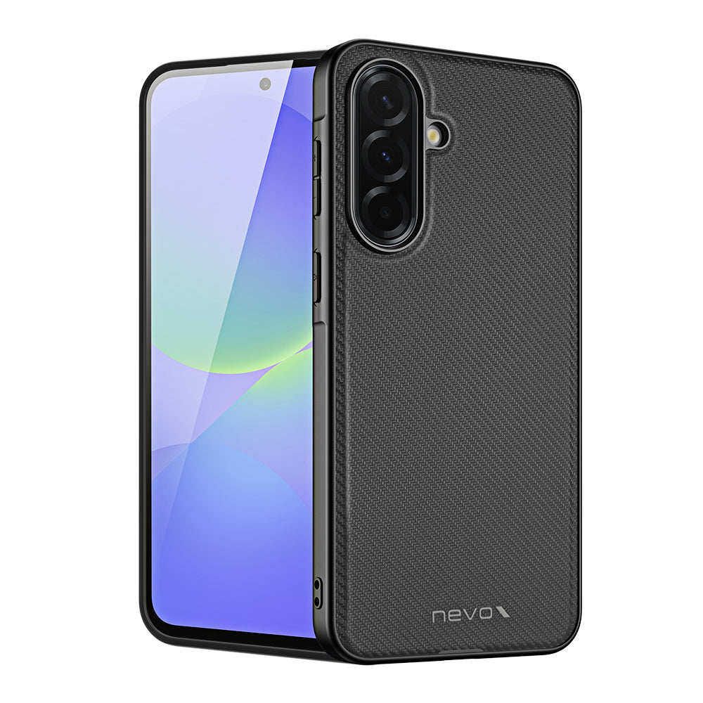 nevox StyleShell NYLO – Backcover – für Samsung Galaxy A37 5G, Nylon+TPU, Schwarz