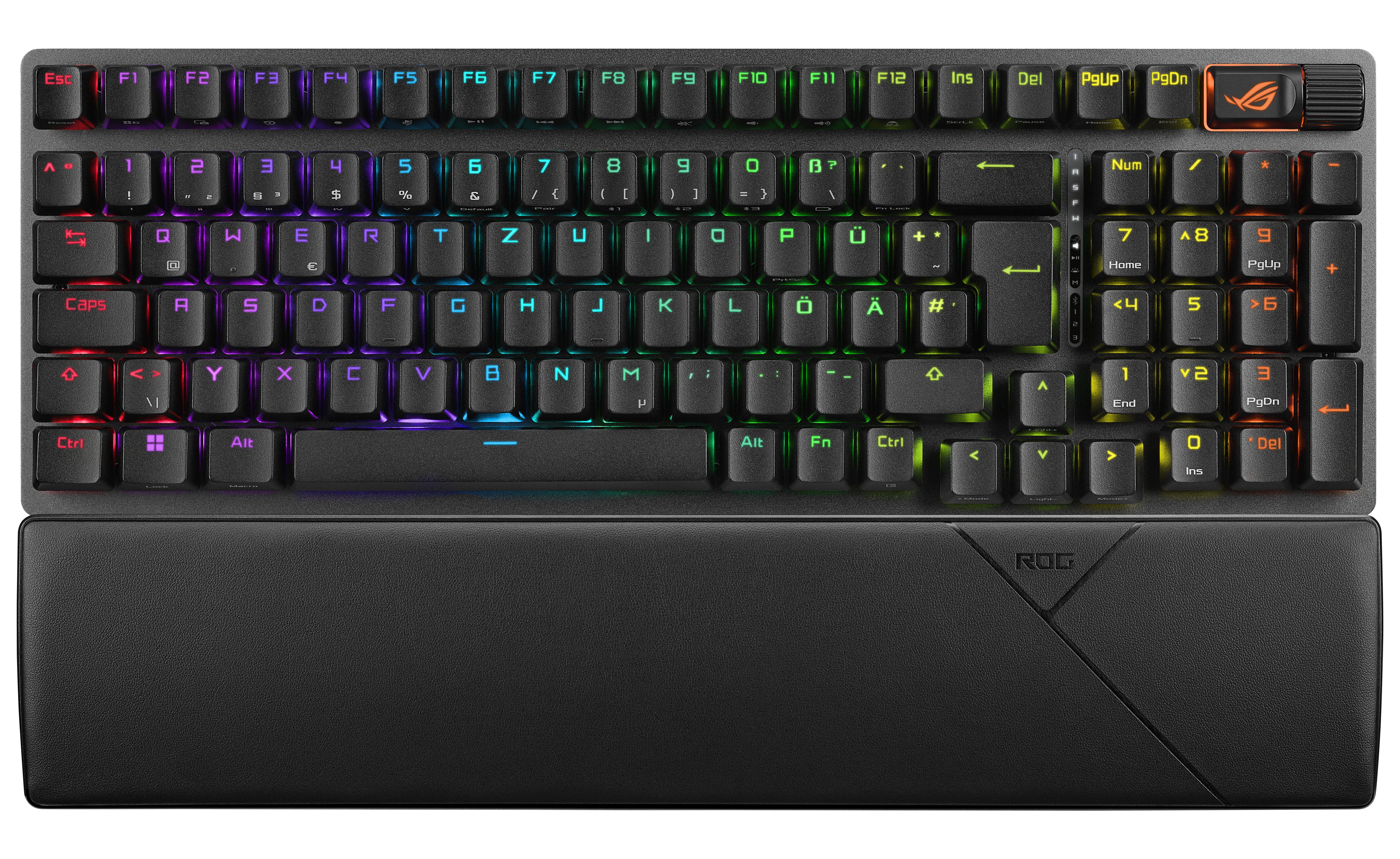 ASUS ROG Strix Scope II 96 – Tastatur, kabellos (Bluetooth/2,4 GHz), kabelgebunden (USB), DE-Layout (DE)