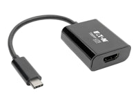 Tripp Lite U444-06N-HDB-AM USB-C zu HDMI Adapter – 4K (3840 × 2160), 0,15 m, HDMI 1.4, DP Alt Mode – Schwarz