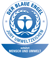 novooo. Schulheft A4, kariert, Klammerheftung, 40 Seiten, 90 g/m² – blau, Muster