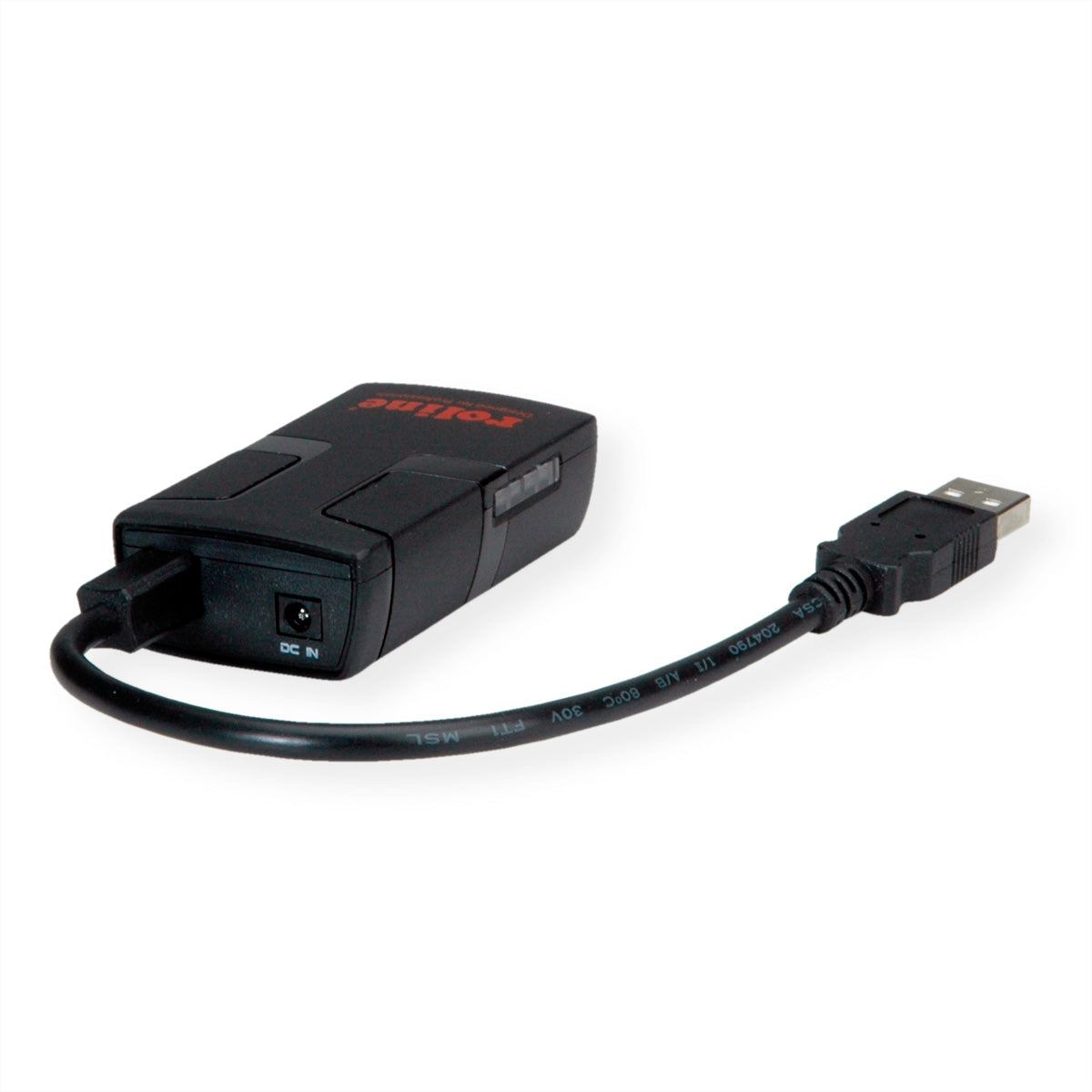 ROLINE USB-Adapter USB-A Stecker auf USB-A Buchse – USB 2.0 (12 Mbit/s) – Galvanische Trennung 5'000 V