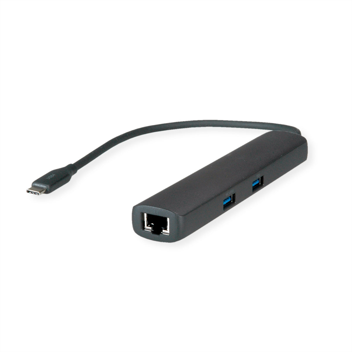 ROLINE Dockingstation – USB-C, 1× HDMI, 2× USB-A, 1× USB-C, 60 W PD, 2,5GbE, für Windows/Mac