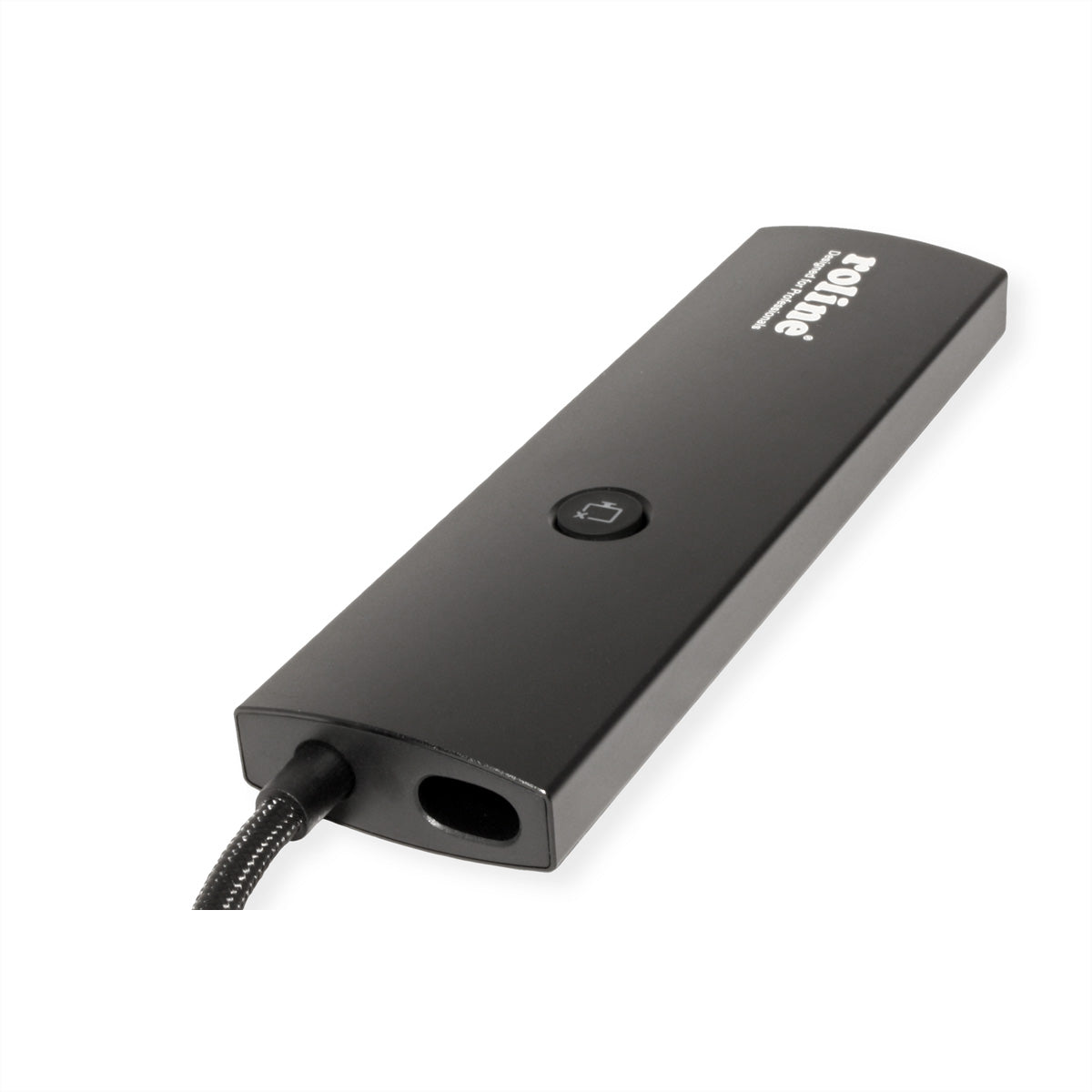 ROLINE Dockingstation – USB-C, 1× HDMI, 2× USB-A, 100 W PD, GbE, SD/microSD, für Windows/Mac