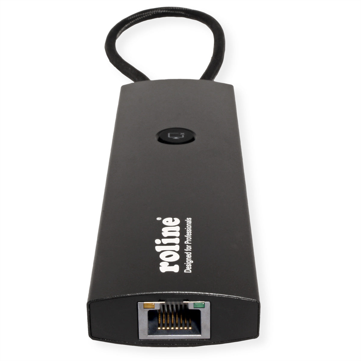 ROLINE Dockingstation – USB-C, 1× HDMI, 2× USB-A, 100 W PD, GbE, SD/microSD, für Windows/Mac