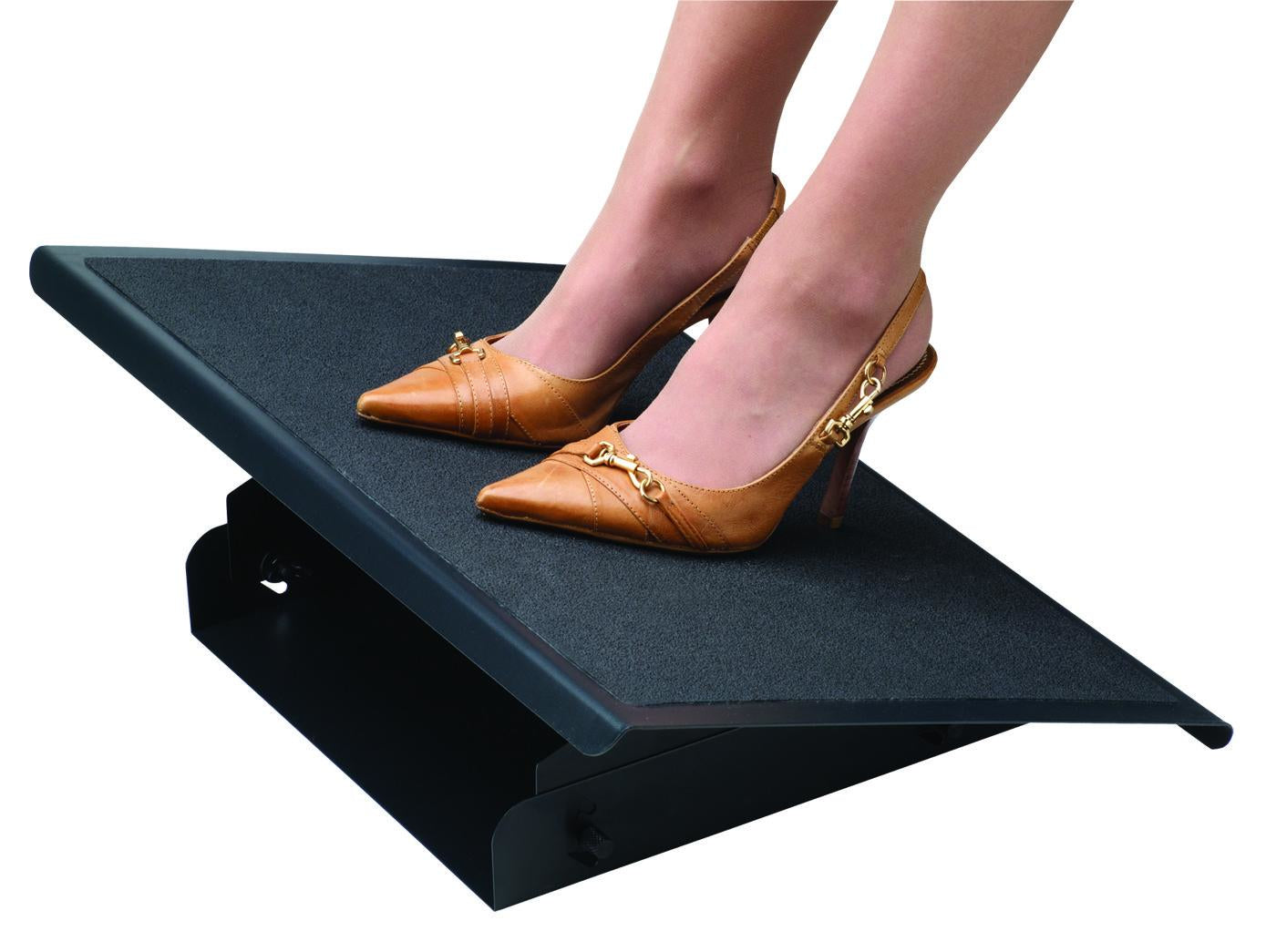 Fellowes Fussstütze Professional Series – 56 × 34,9 × 10,2 cm, Stahl, Schwarz