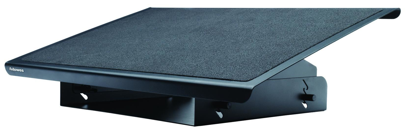 Fellowes Fussstütze Professional Series – 56 × 34,9 × 10,2 cm, Stahl, Schwarz