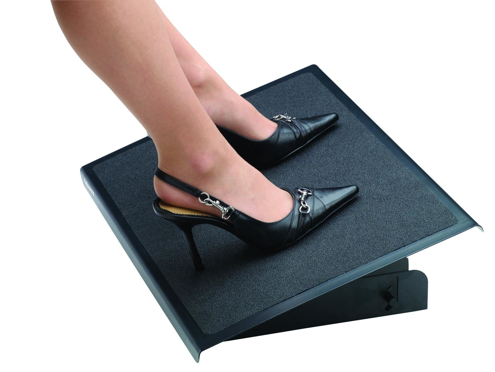 Fellowes Fussstütze Professional Series – 56 × 34,9 × 10,2 cm, Stahl, Schwarz