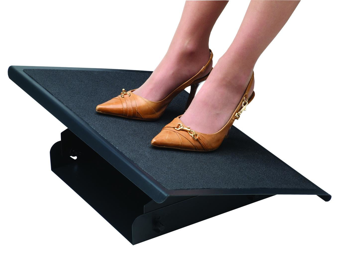 Fellowes Fussstütze Professional Series – 56 × 34,9 × 10,2 cm, Stahl, Schwarz