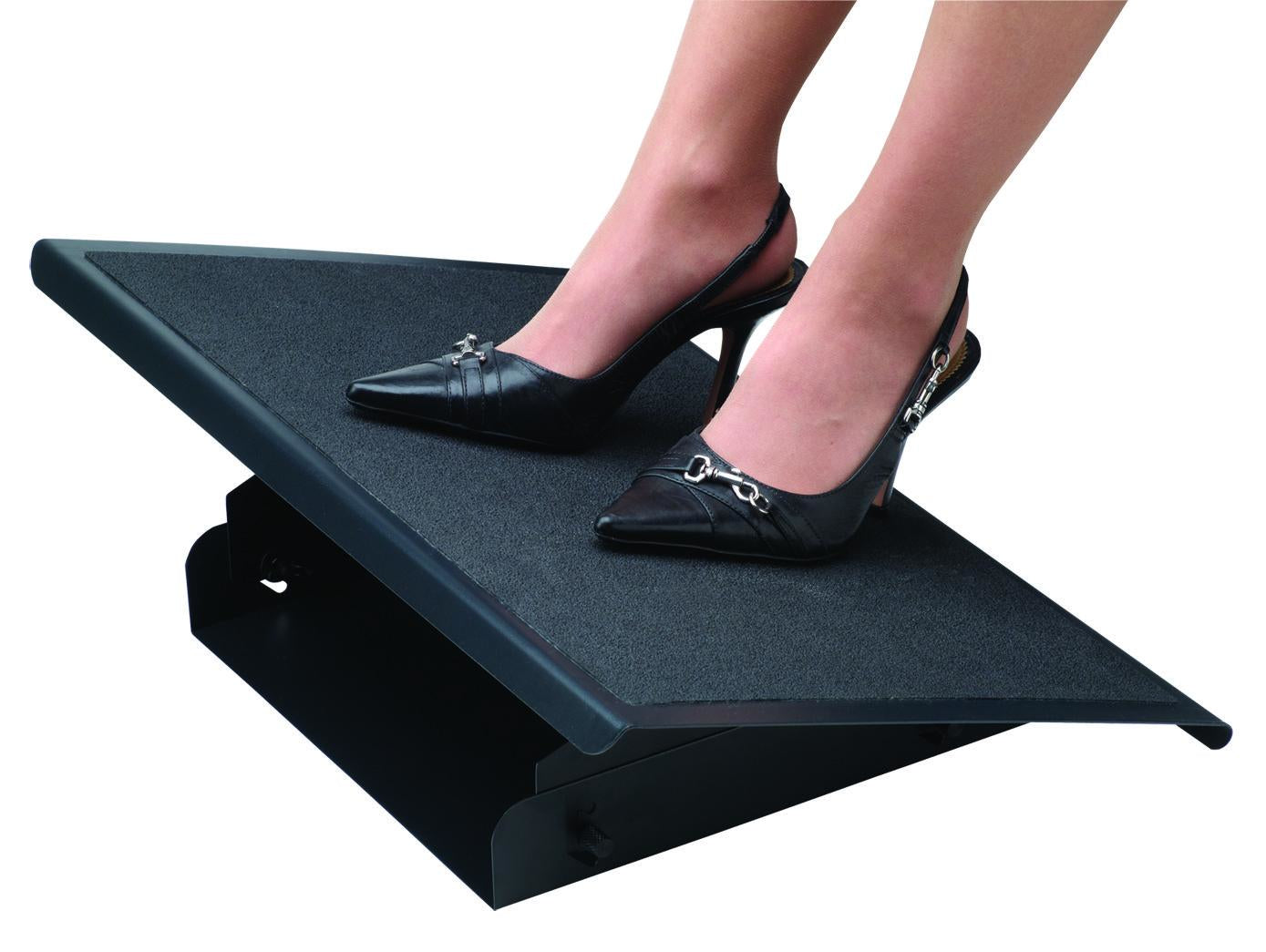 Fellowes Fussstütze Professional Series – 56 × 34,9 × 10,2 cm, Stahl, Schwarz