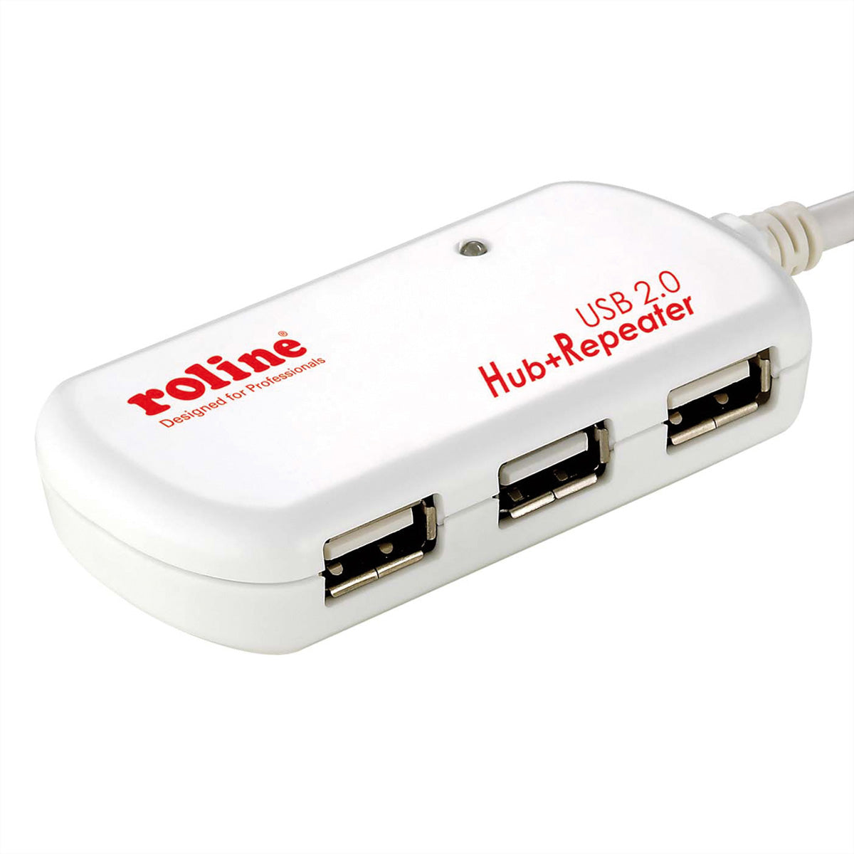 ROLINE USB-Hub – USB 2.0, 4× USB-A