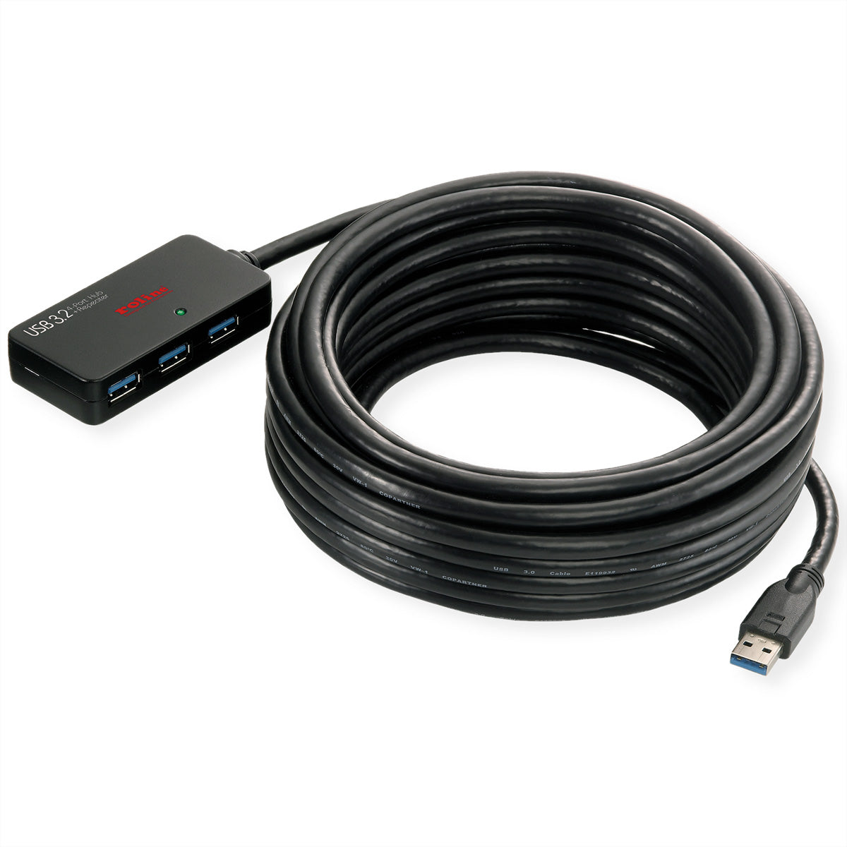 ROLINE USB-Hub – 4× USB-A