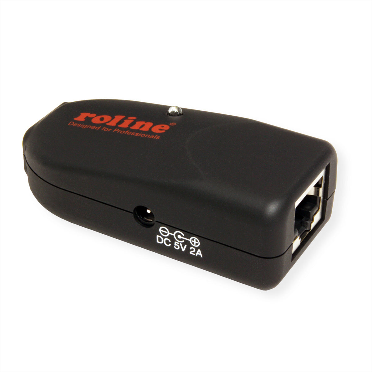 ROLINE USB-Verlängerung über RJ-45 – USB-A zu USB-A, bis 50 m, USB 2.0 Hi-Speed (480 Mbit/s) – Schwarz