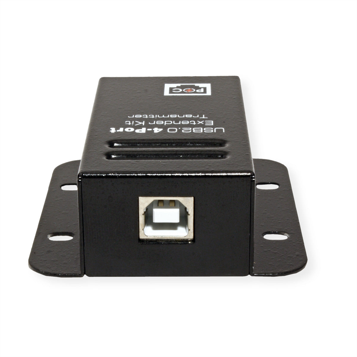ROLINE USB-Verlängerung – USB zu USB über RJ-45, USB 2.0 (480 Mbit/s), 4× USB-A, bis 50 m – Schwarz