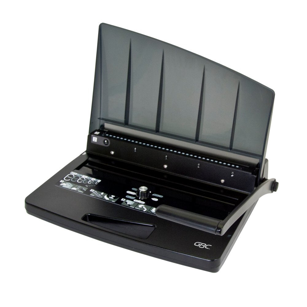 GBC WireBind W15 Stanz- und Bindemaschine – Drahtbindung, für Drahtbinderücken bis Ø 14 mm, A3, bis 15 Blatt