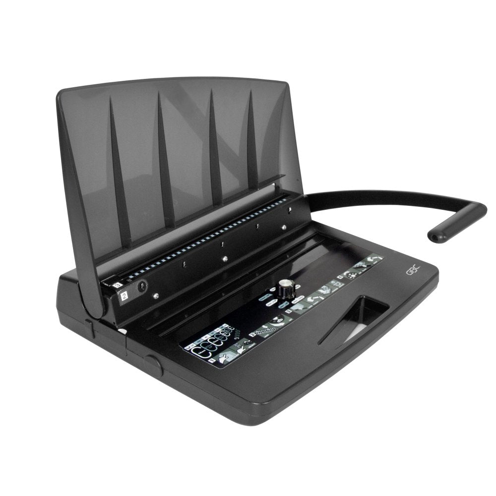 GBC WireBind W15 Stanz- und Bindemaschine – Drahtbindung, für Drahtbinderücken bis Ø 14 mm, A3, bis 15 Blatt