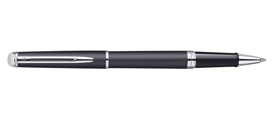 Waterman Hémisphère – Tintenroller, mit Kappe, 0,6 mm, schwarz