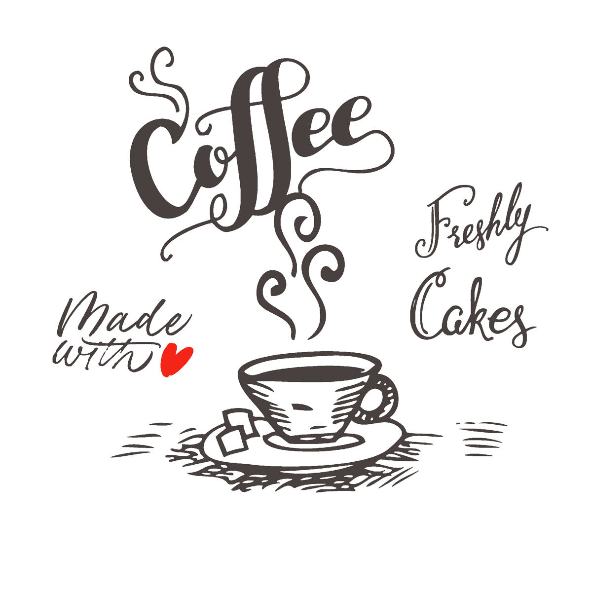 Paper + Design Servietten Coffee Break – mehrfarbig – 33 × 33 cm, 3-lagig – 20 Stück