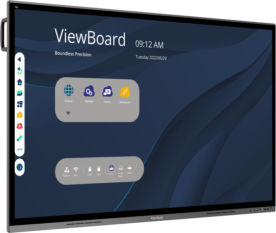 Viewsonic IFP7562 – Interaktives Touch-Display, 75", Ultra HD 4K, 350 cd/m²