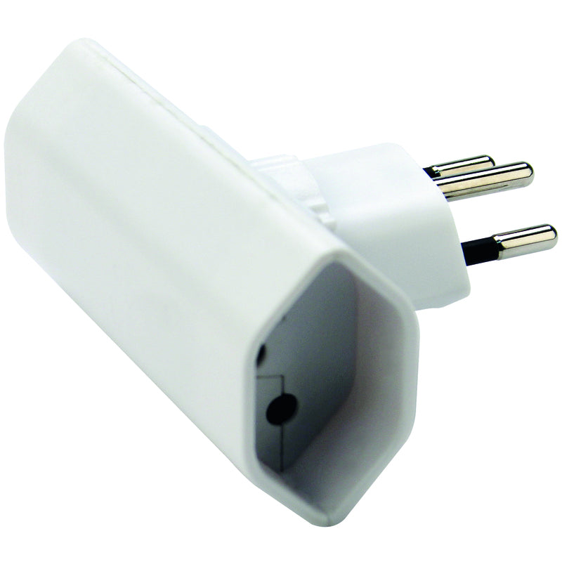 Steffen Steckdosenleiste – 2× T13, ohne Schalter, 250 V/10 A, weiss