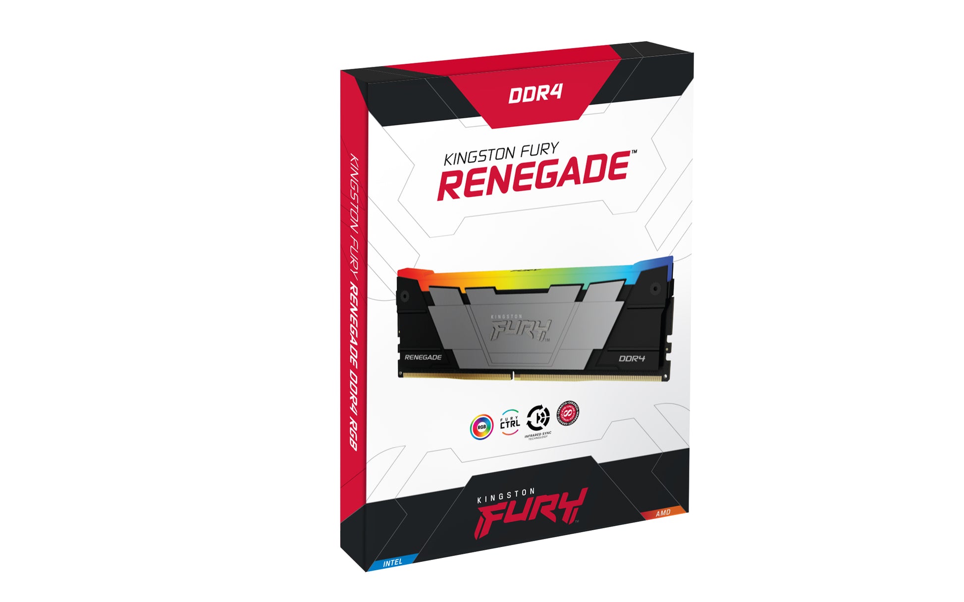 Kingston Technology Kingston FURY Renegade RGB – 32 GB (2×16 GB), DDR4 3600 MT/s CL16, 288-poliger DIMM, 1,35 V, RGB