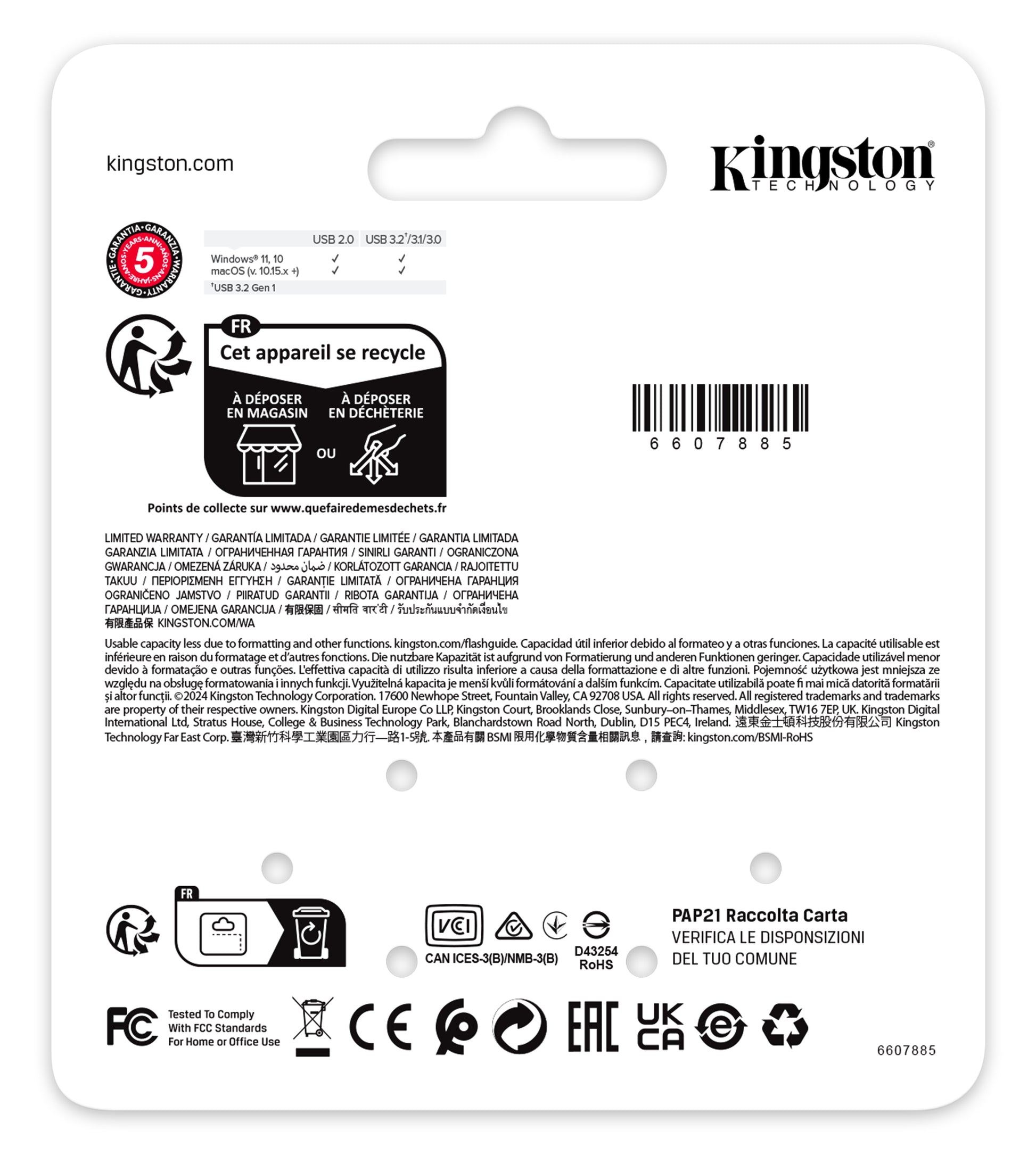 Kingston Technology Kingston DataTraveler SE9 G3 USB-Stick – 64 GB, USB 3.2 Gen 1, Dunkles Nickel