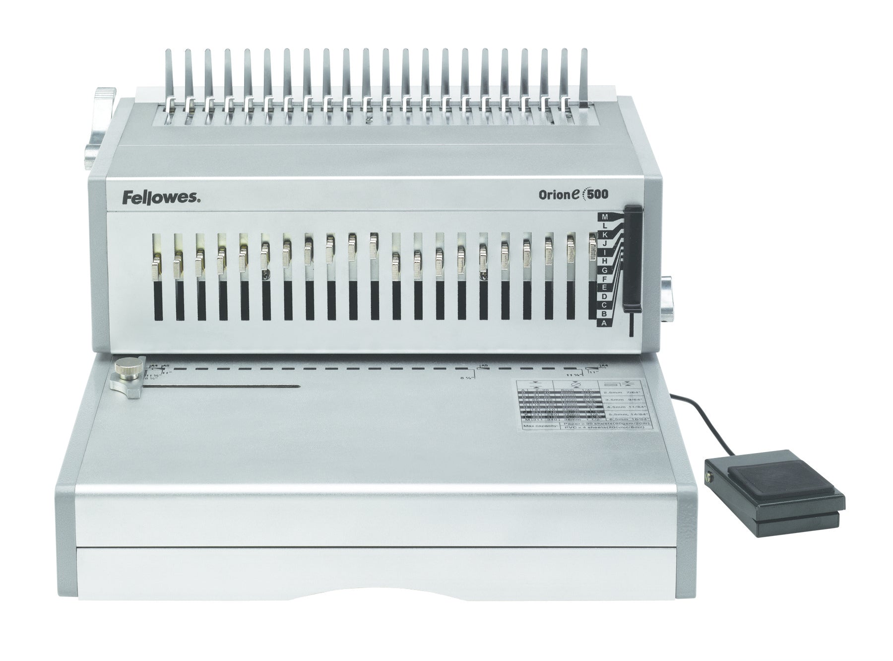 Fellowes Orion Bindegerät – Plastikbindung, A4, 30 Blatt, elektrisch