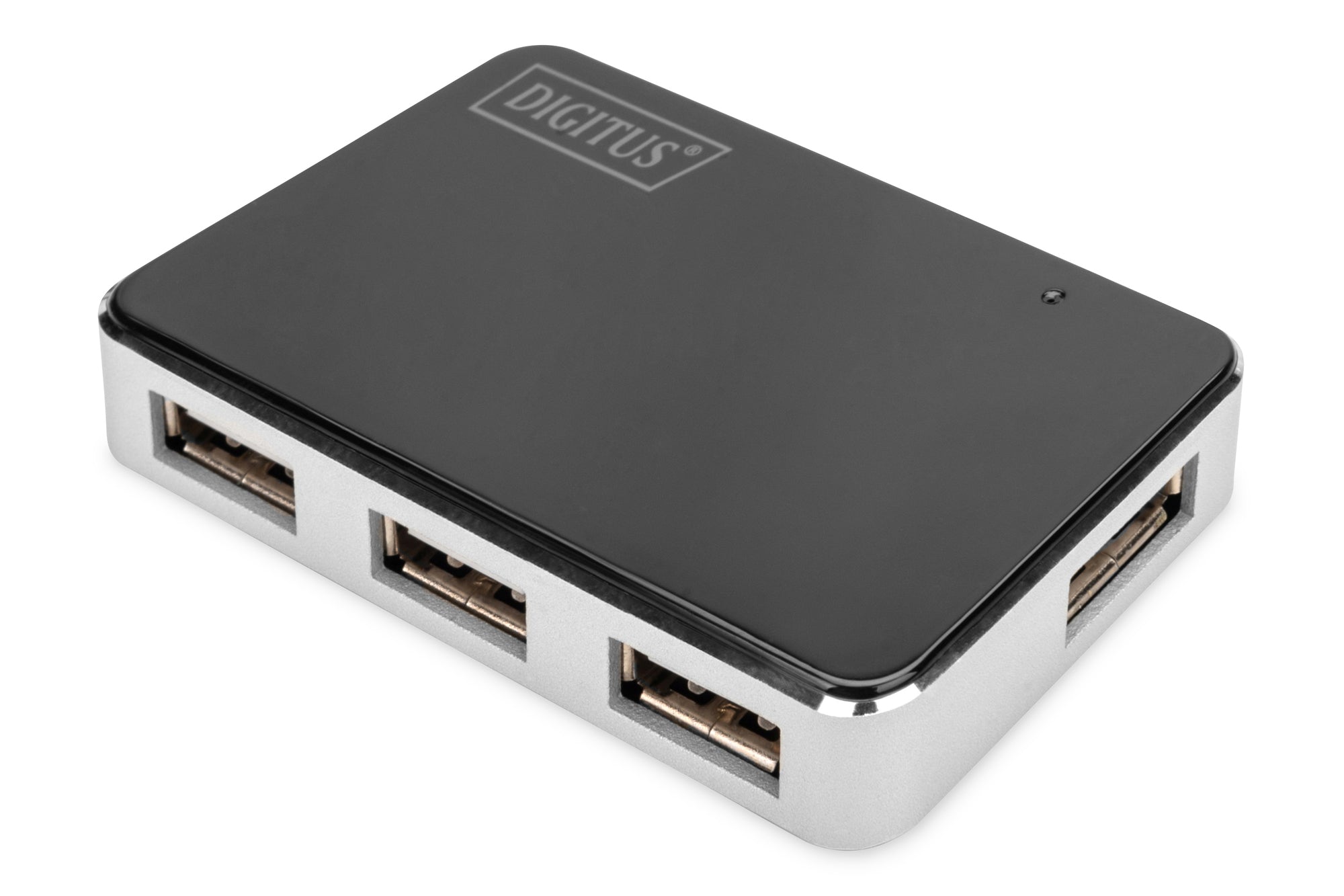 Digitus USB-Hub – USB 2.0 Mini-B, 4× USB-A, für Windows/Mac