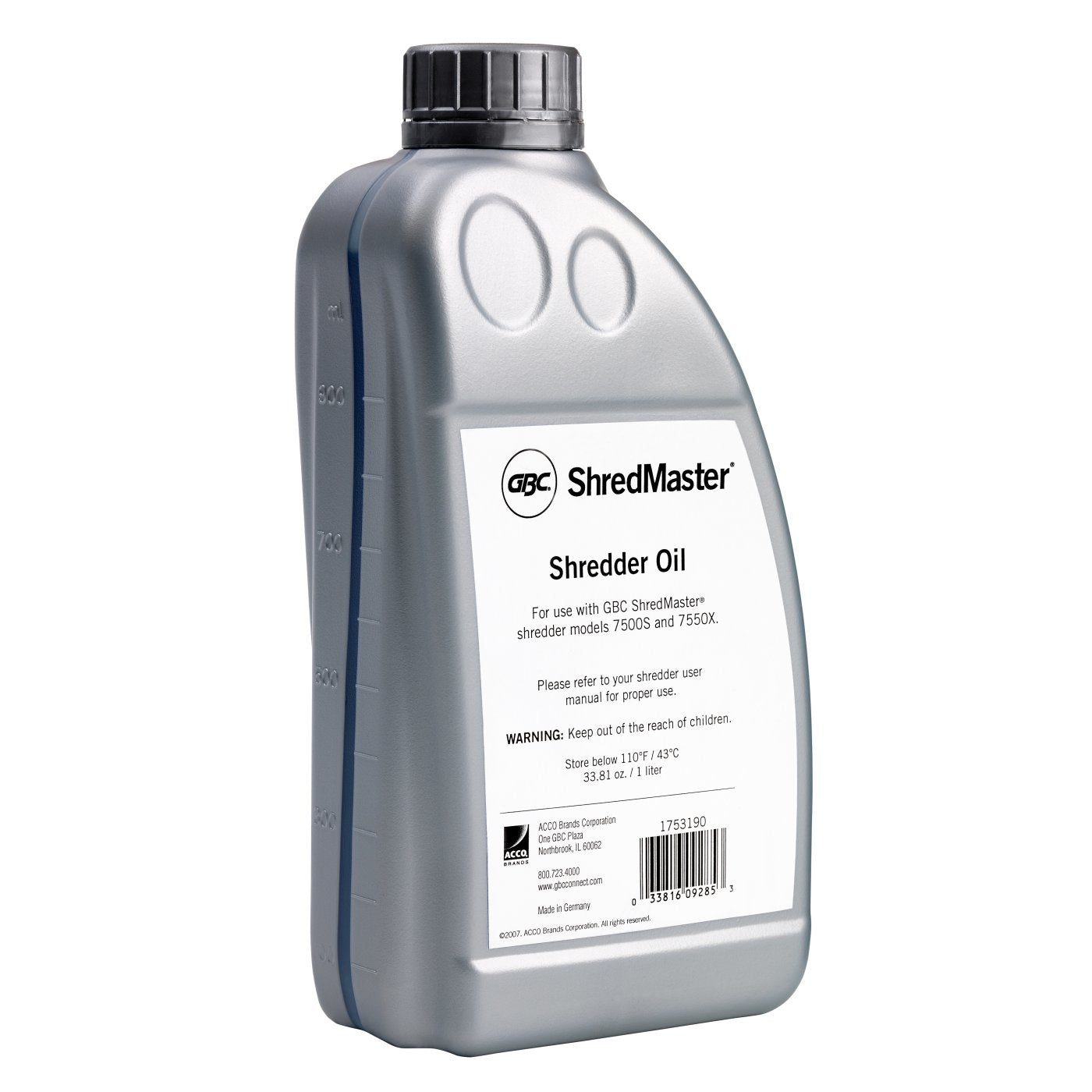 Rexel Schmieröl für Aktenvernichter – 1'000 ml