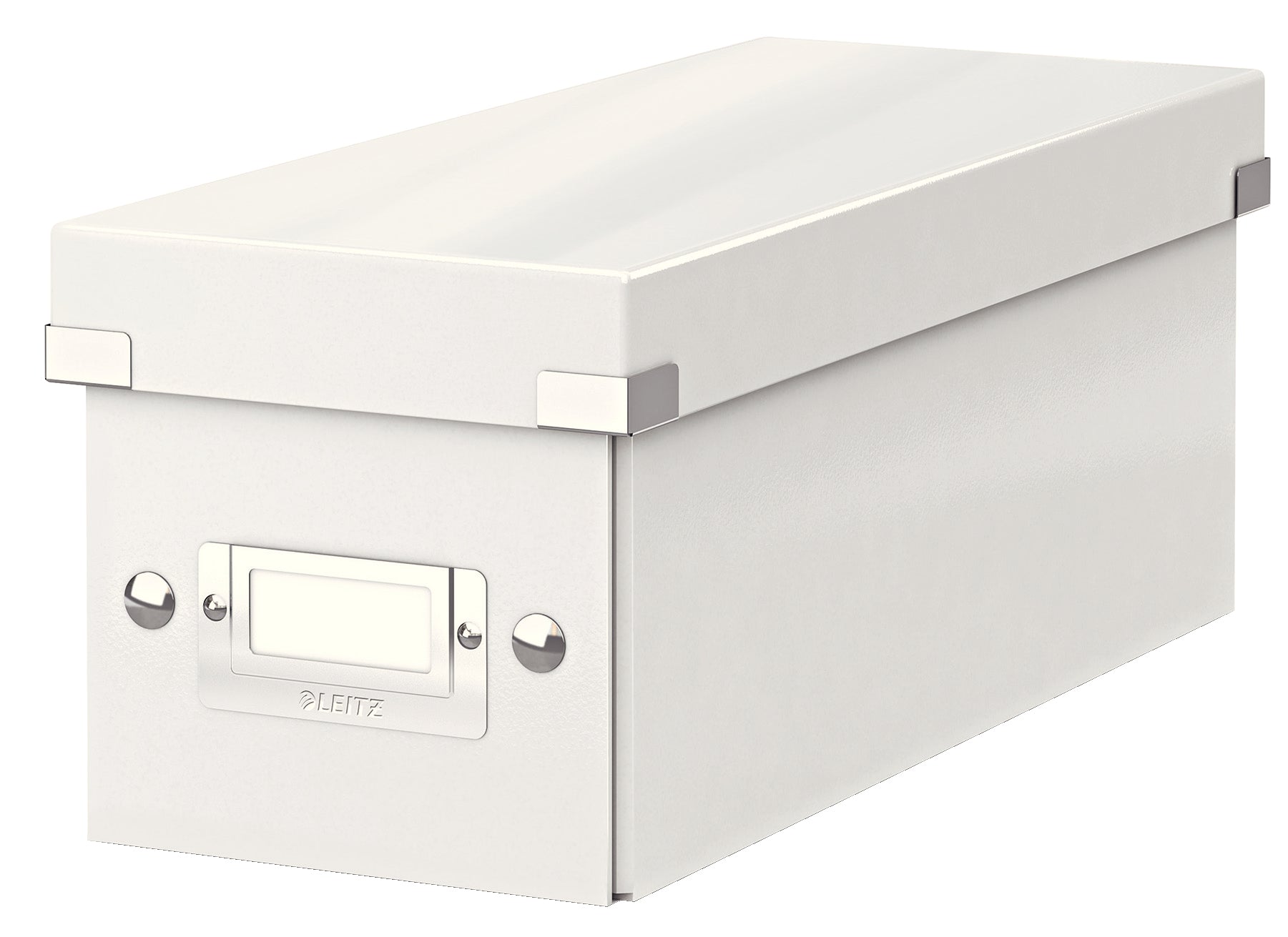 Leitz Aufbewahrungsbox – 160 Disks, Hartplatte, Weiss, 143 × 352 × 136 mm