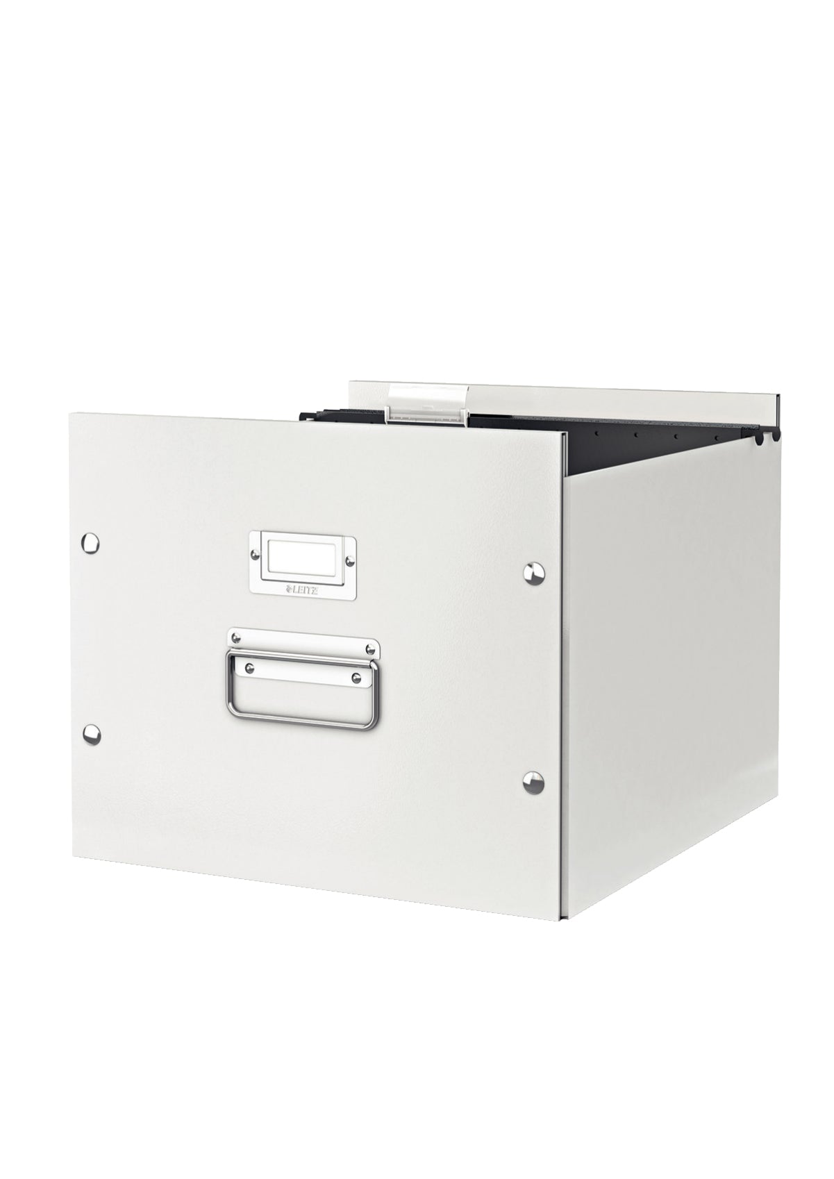 Leitz Aufbewahrungsbox B 357 × H 367 × T 285 mm – für A4, 1 Schublade, mit Etikettenhalter, Weiss