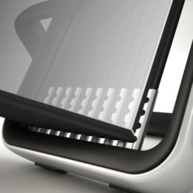Tarifold Veo Stehsammler – für Format A4, Kunststoff, schwarz, 250 × 390 × 110 mm
