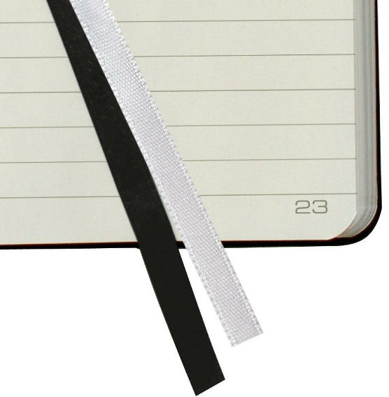 Sigel Notizbuch Conceptum, 108 × 151 mm, liniert, Fadenheftung, 194 Seiten, 80 g/m² – schwarz