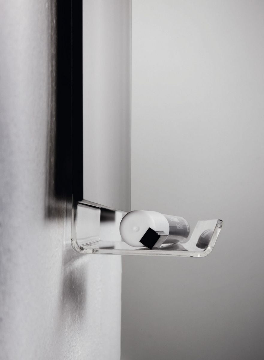 Sigel Stifteschale – selbstklebend, Kunststoff, 170 × 75 mm – für Artverum Glas-Magnetboards, Glasmagnettafeln