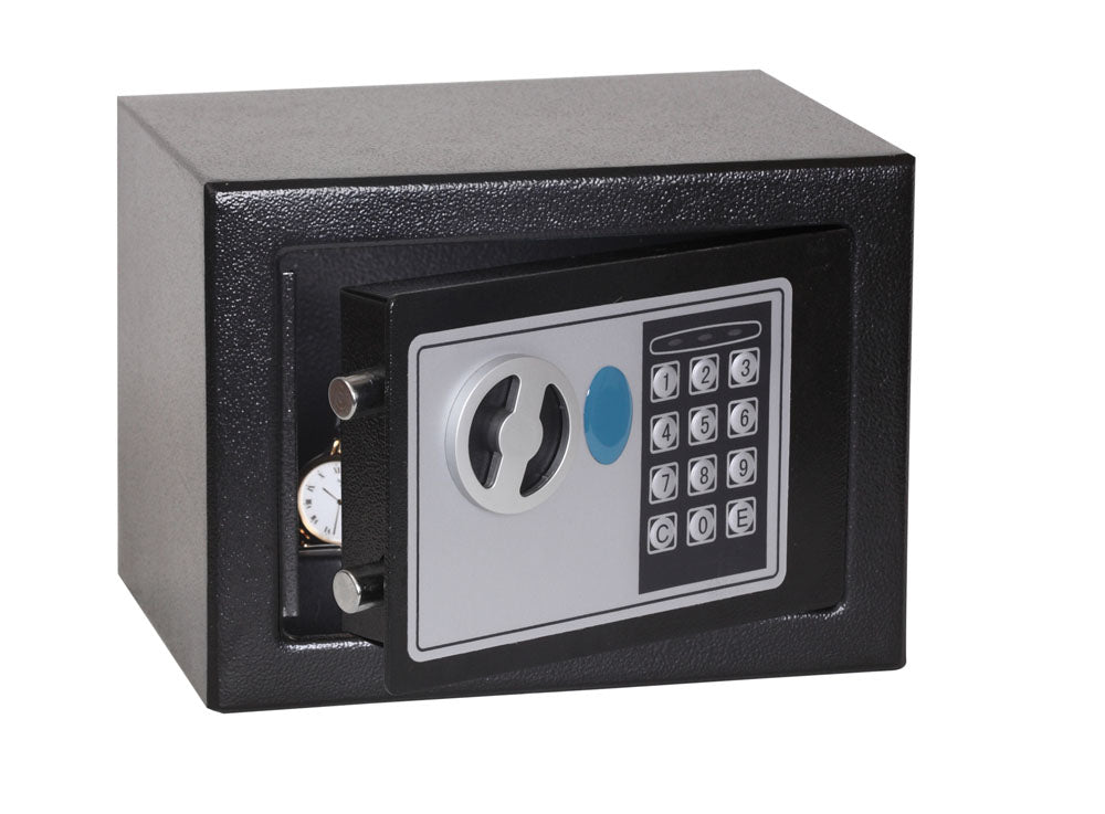 Phoenix Safe Co. Phoenix Tresor Compact SS0721E – Elektronikschloss – 4,0 l – Boden-/Wandmontage – Schwarz