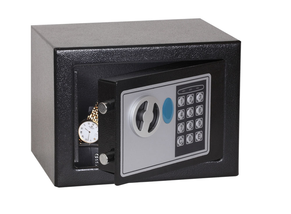 Phoenix Safe Co. Phoenix Tresor Compact SS0721E – Elektronikschloss – 4,0 l – Boden-/Wandmontage – Schwarz